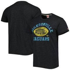 Jacksonville Jaguars Homage Duval Hyper Local Tri-Blend T-Shirt Black