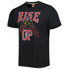 Atlanta Falcons Homage Rise Up Hyper Local Tri-Blend T-Shirt Black