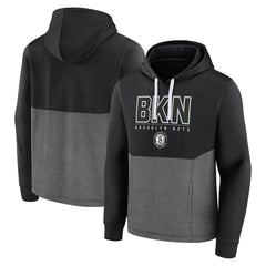 Brooklyn Nets Successful Tri-Blend Pullover Hoodie Black