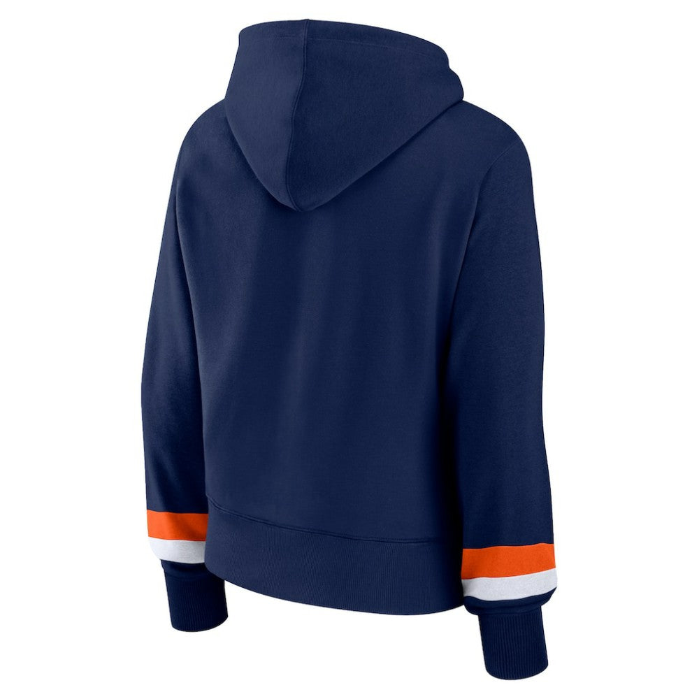 Houston Astros Fanatics Women's Over Under Pullover Hoodie - Navy Hoodies