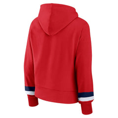 St. Louis Cardinals Fanatics Women's Over Under Pullover Hoodie - Red Hoodies