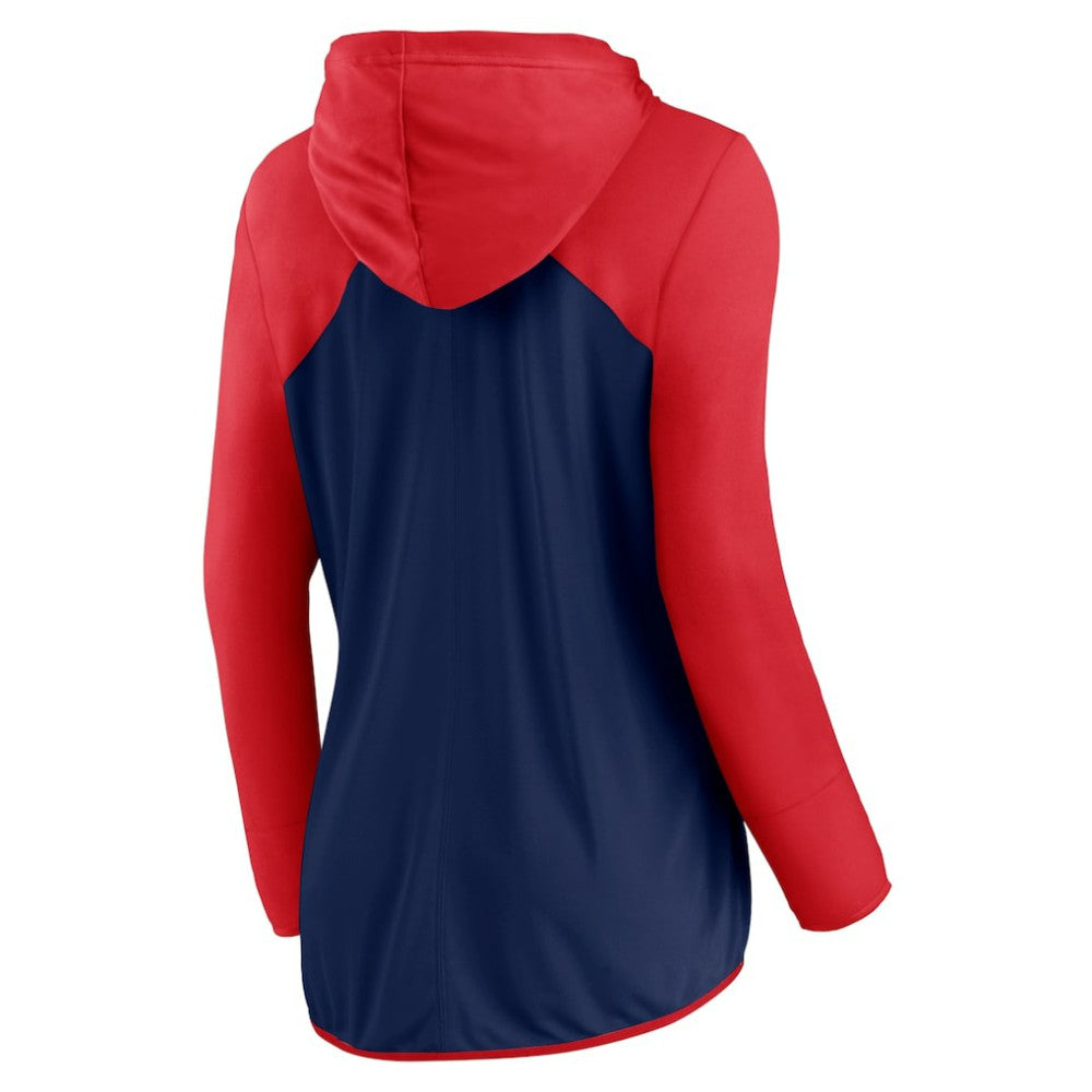 Boston Red Sox Fanatics Women's Forever Fan Full-Zip Hoodie Jacket - Navy/Red Jackets