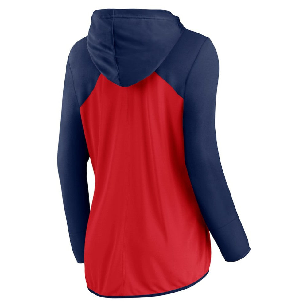 St. Louis Cardinals Fanatics Women's Forever Fan Full-Zip Hoodie Jacket - Red/Navy Jackets