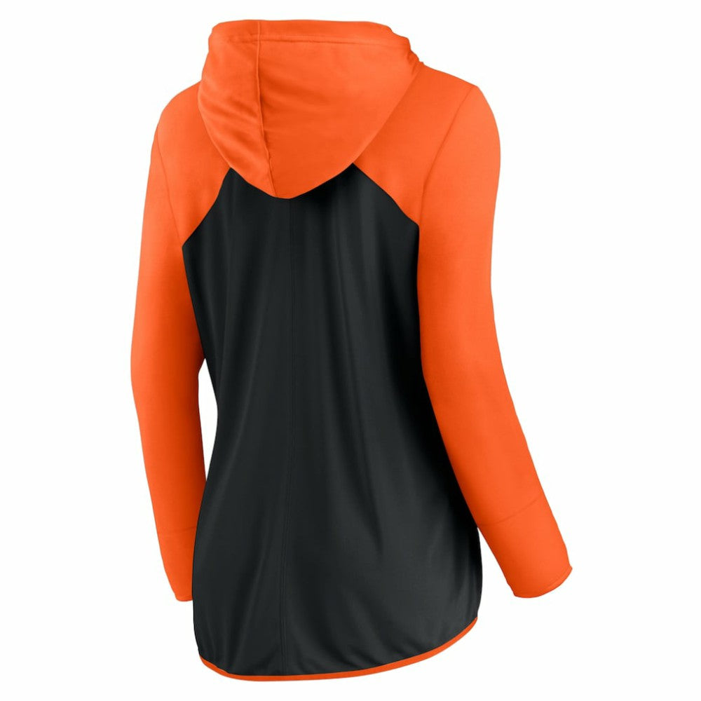 San Francisco Giants Fanatics Women's Forever Fan Full-Zip Hoodie Jacket - Black/Orange Jackets