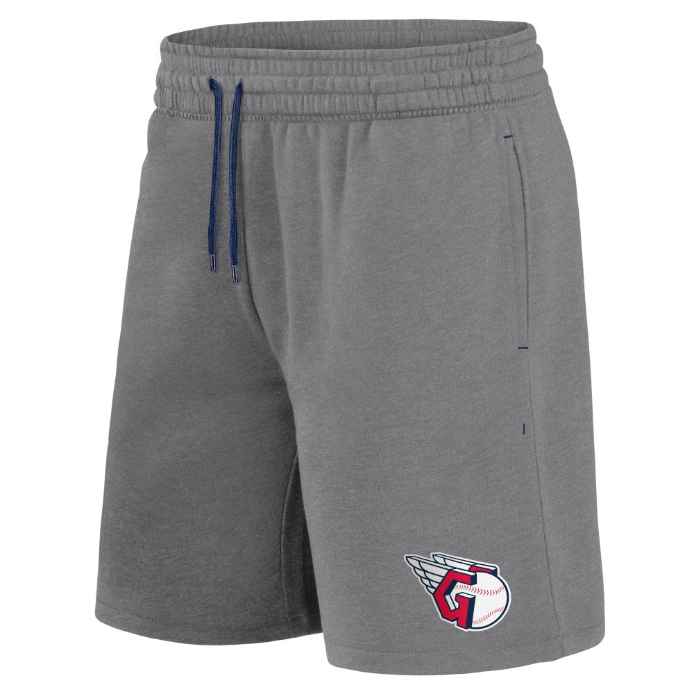 Cleveland Guardians Fanatics Arch T-Shirt & Shorts Combo Set - Navy/Heather Gray Shorts