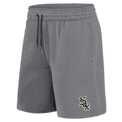 Chicago White Sox Fanatics Arch T-Shirt & Shorts Combo Set - Black/Heather Gray Shorts