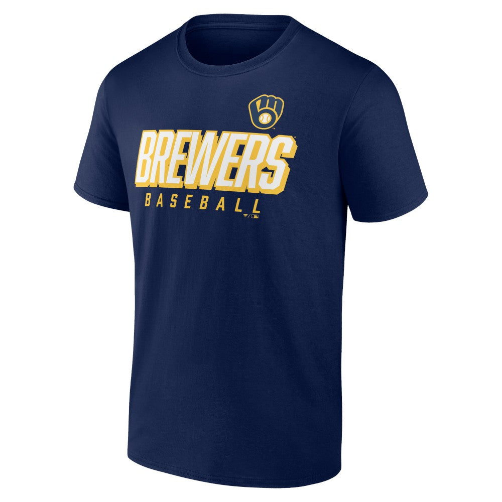 Milwaukee Brewers Fanatics Player Pack T-Shirt Combo Set - Navy/Gray T-shirts