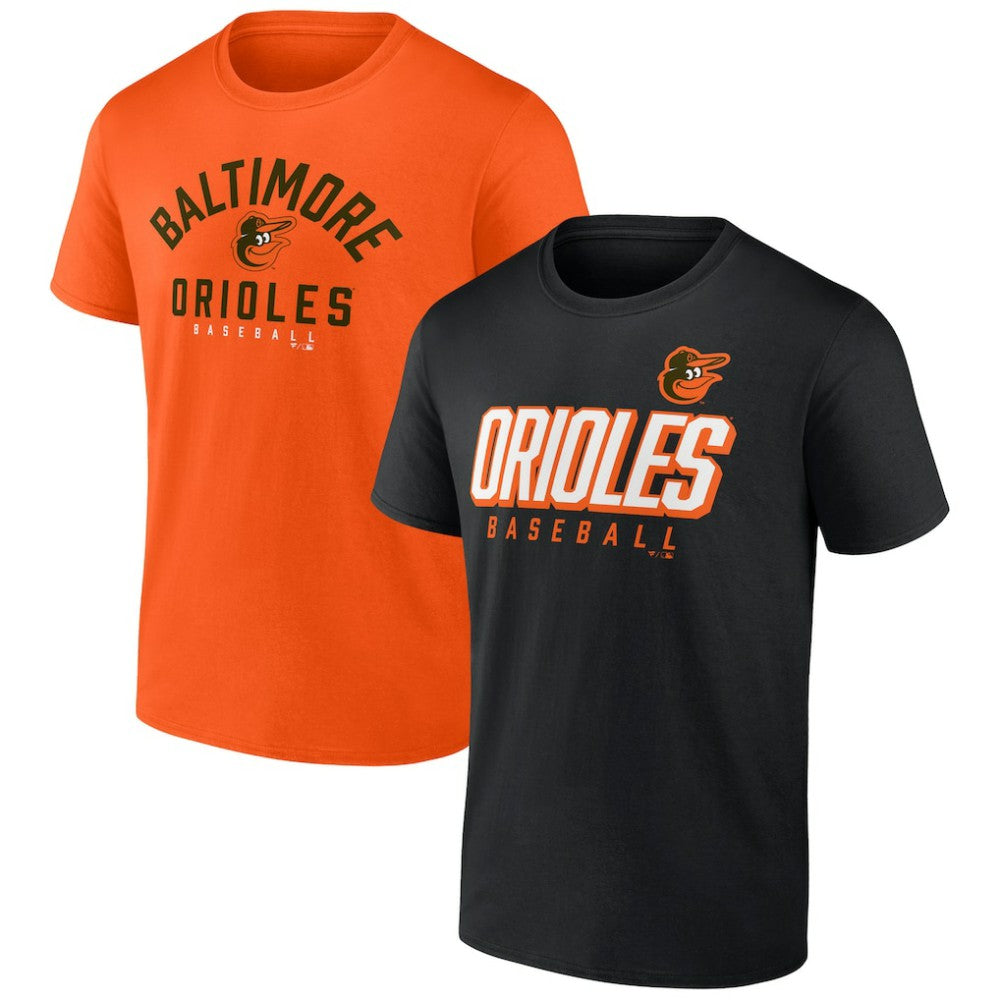 Baltimore Orioles Fanatics Player Pack T-Shirt Combo Set - Black/Orange T-shirts
