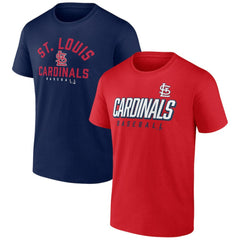 St. Louis Cardinals Fanatics Player Pack T-Shirt Combo Set - Red/Navy T-shirts