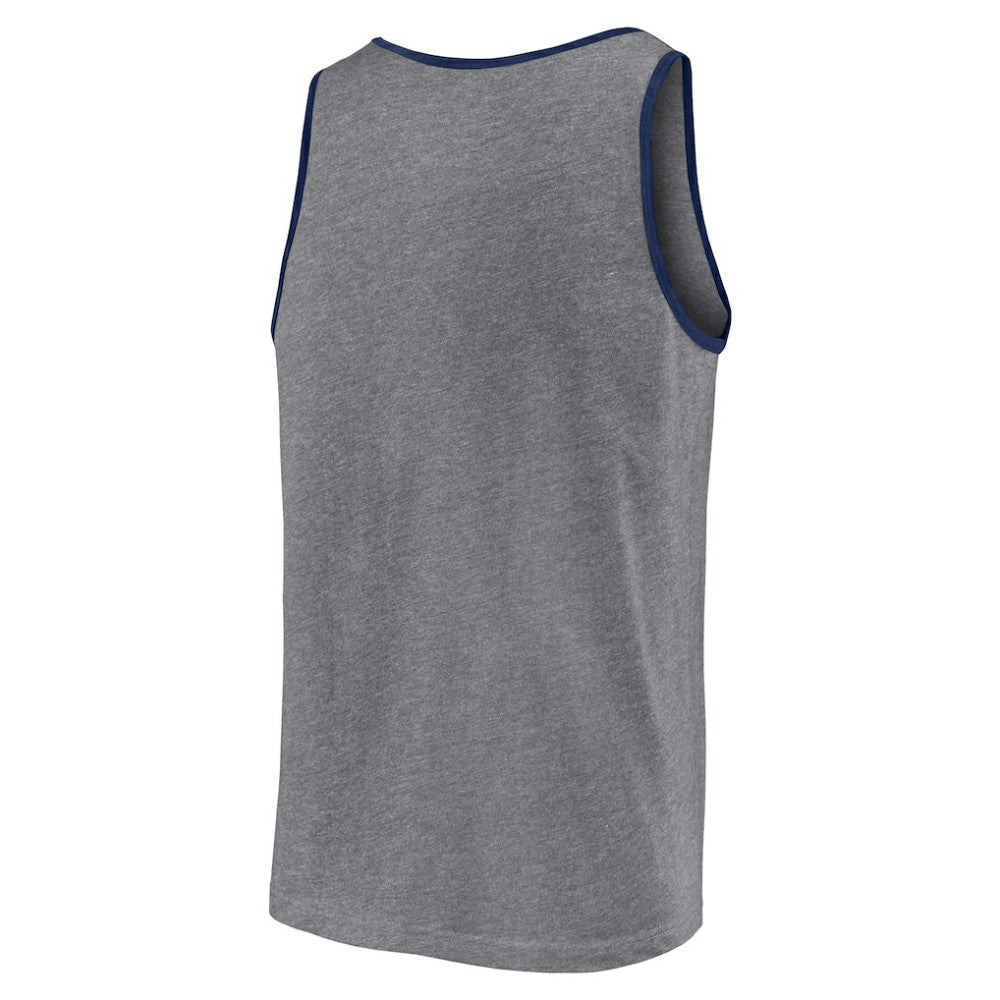 Atlanta Braves Fanatics Primary Tank Top - Heather Gray Tanks