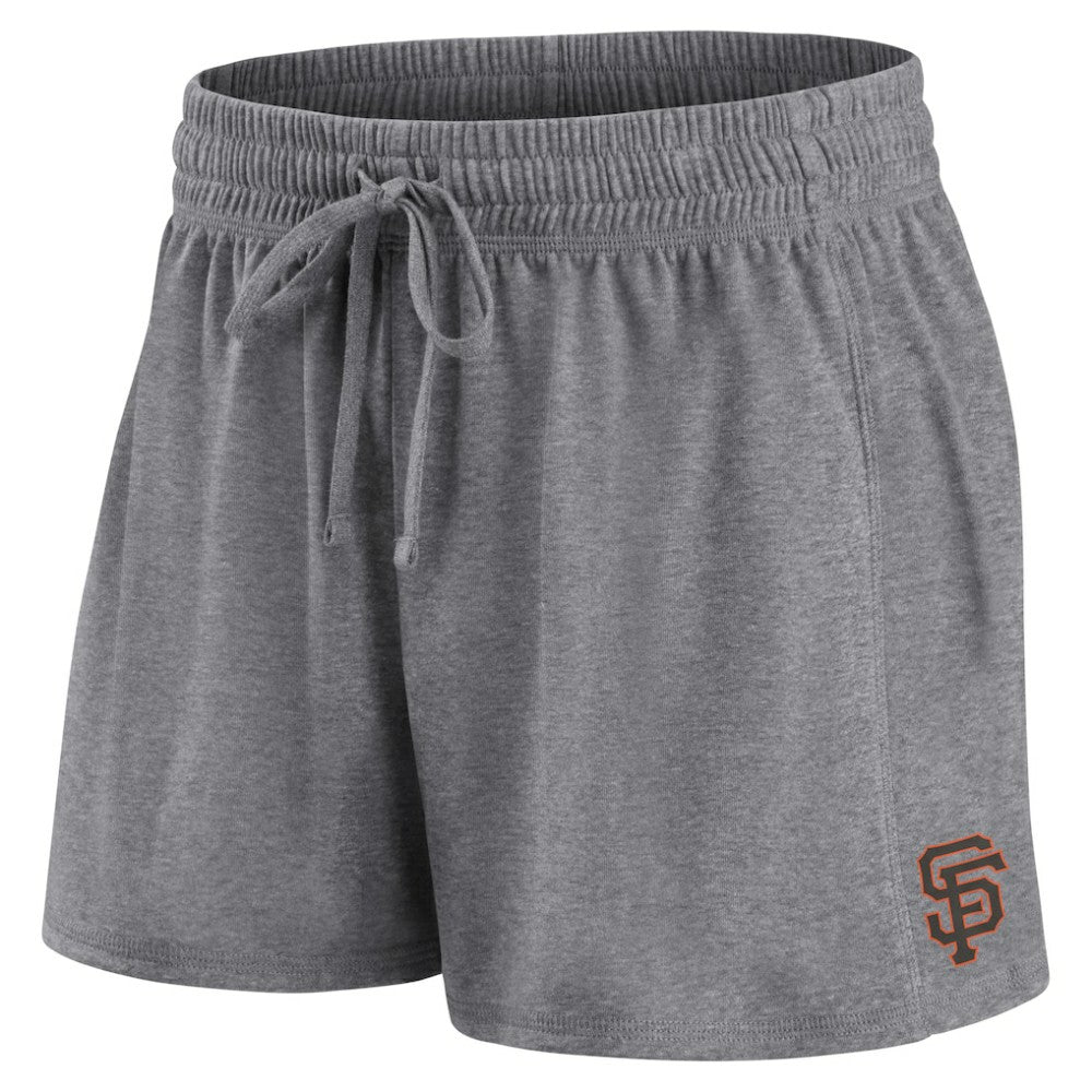 San Francisco Giants Fanatics Women's Script T-Shirt & Shorts Combo Set - Black/Gray Shorts