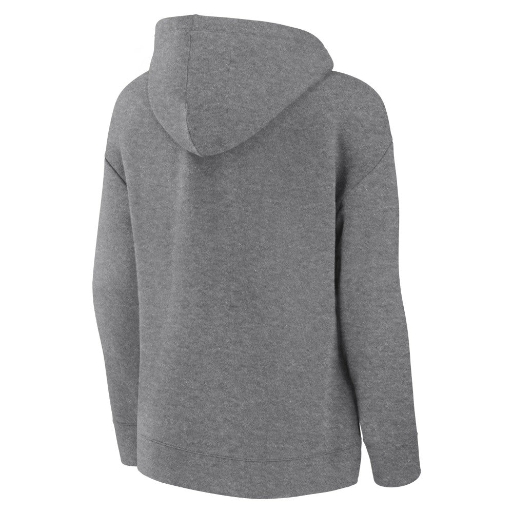 Kansas City Royals Fanatics Women's Script Favorite Lightweight Pullover Hoodie - Heather Gray Hoodies