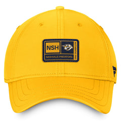 NHL Nashville Predators Fanatics Authentic Pro Training Camp Flex Hat – Gold