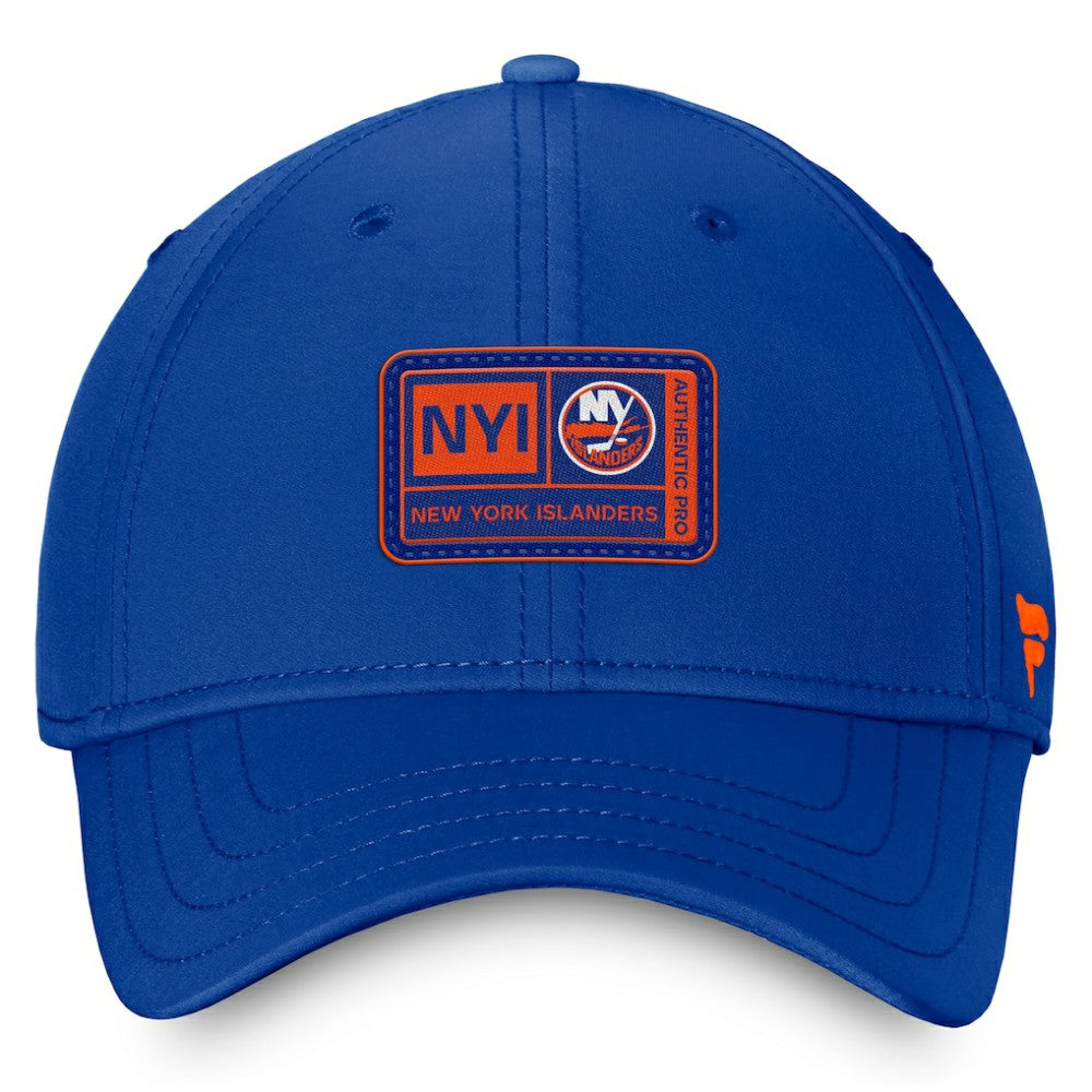NHL New York Islanders Fanatics Authentic Pro Training Camp Flex Hat – Royal
