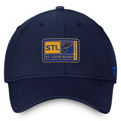 NHL St. Louis Blues Fanatics Authentic Pro Training Camp Flex Hat – Navy