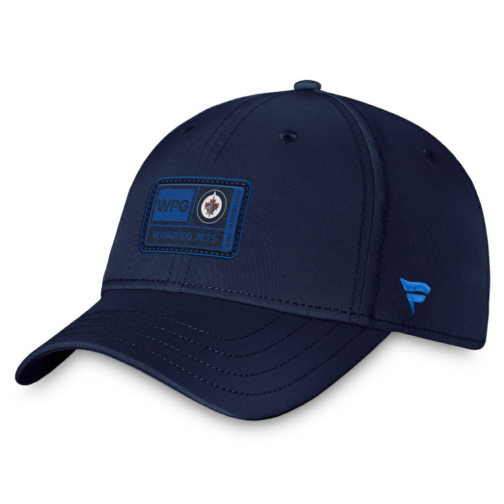 NHL Winnipeg Jets Fanatics Authentic Pro Training Camp Flex Hat – Navy