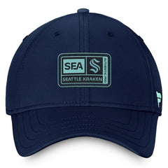 NHL Seattle Kraken Fanatics Authentic Pro Training Camp Flex Hat – Deep Sea Blue