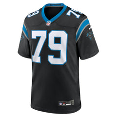 Ikem Ekwonu Carolina Panthers Game Jersey Black