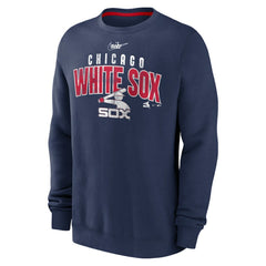 Chicago White Sox Nike Cooperstown Collection Team Shout Out Pullover Sweatshirt - Navy Pullover