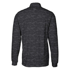 Baltimore Orioles Cutter & Buck Traverse Camo Print Stretch Quarter-Zip Pullover Top - Black Pullover