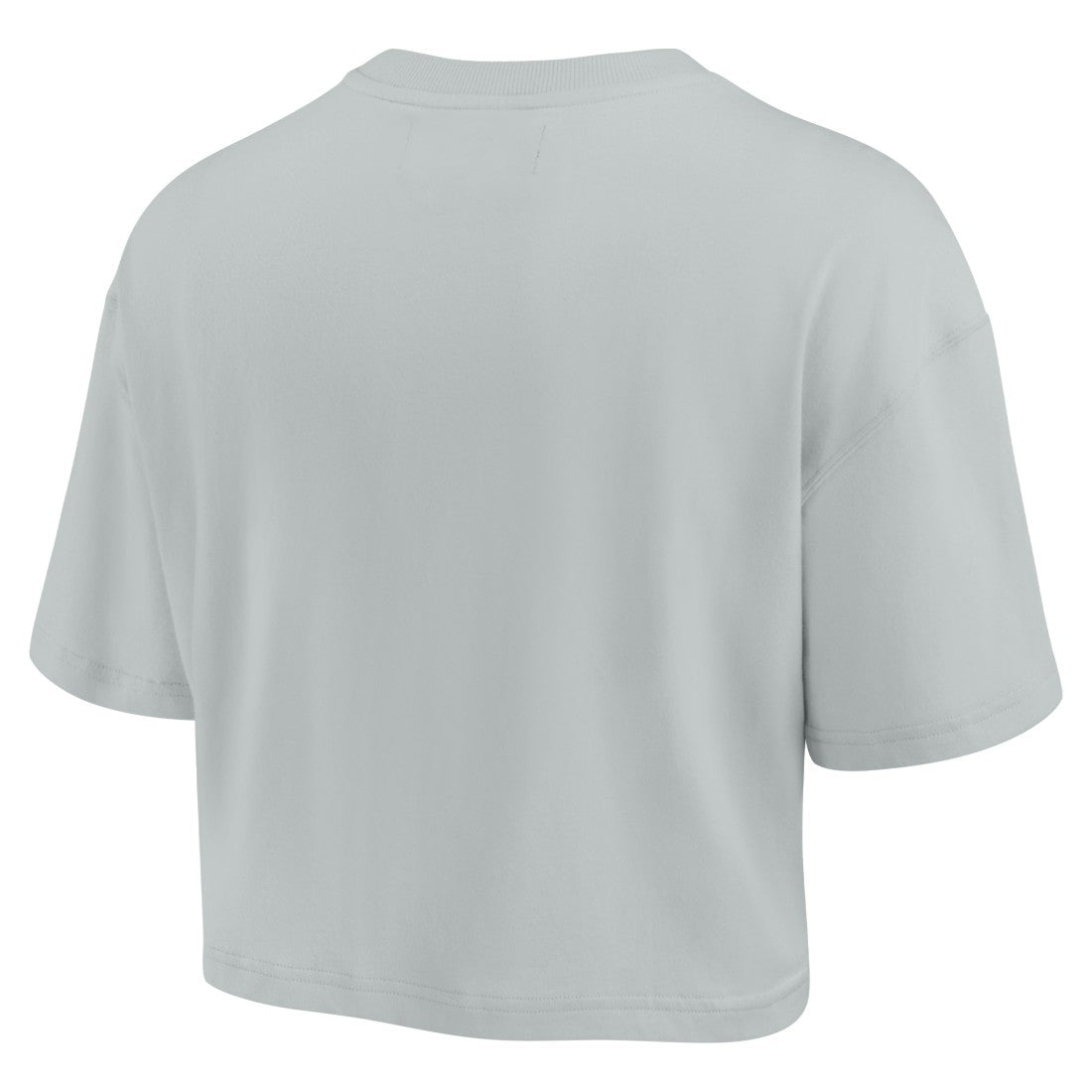 Green Bay Packers Women's Elements Super Soft Boxy Cropped T-Shirt Gray