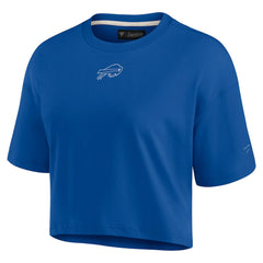 Buffalo Bills Women's Elements Super Soft Boxy Cropped T-Shirt Royal