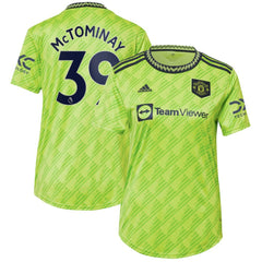 Scott McTominay Manchester United Women's 2022/23 Third Replica Player Jersey Neon Green