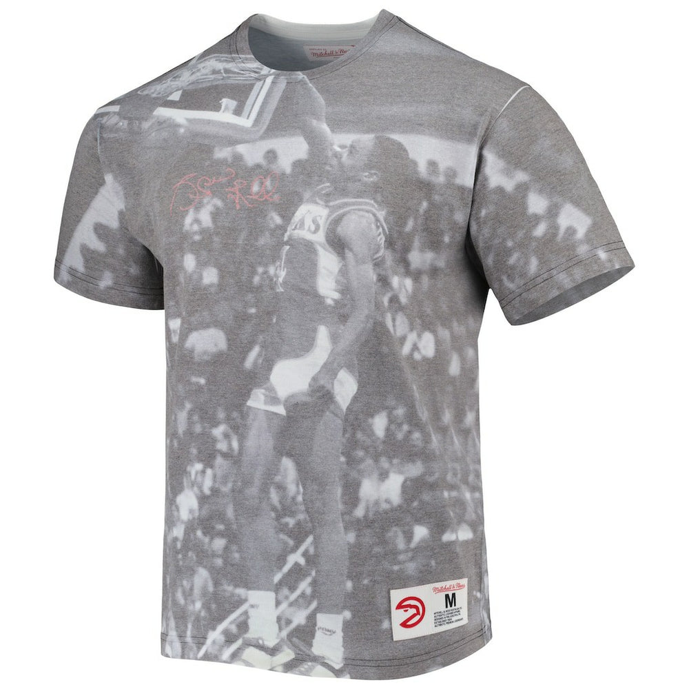 Spud Webb Atlanta Hawks Above The Rim T-Shirt Heather Gray
