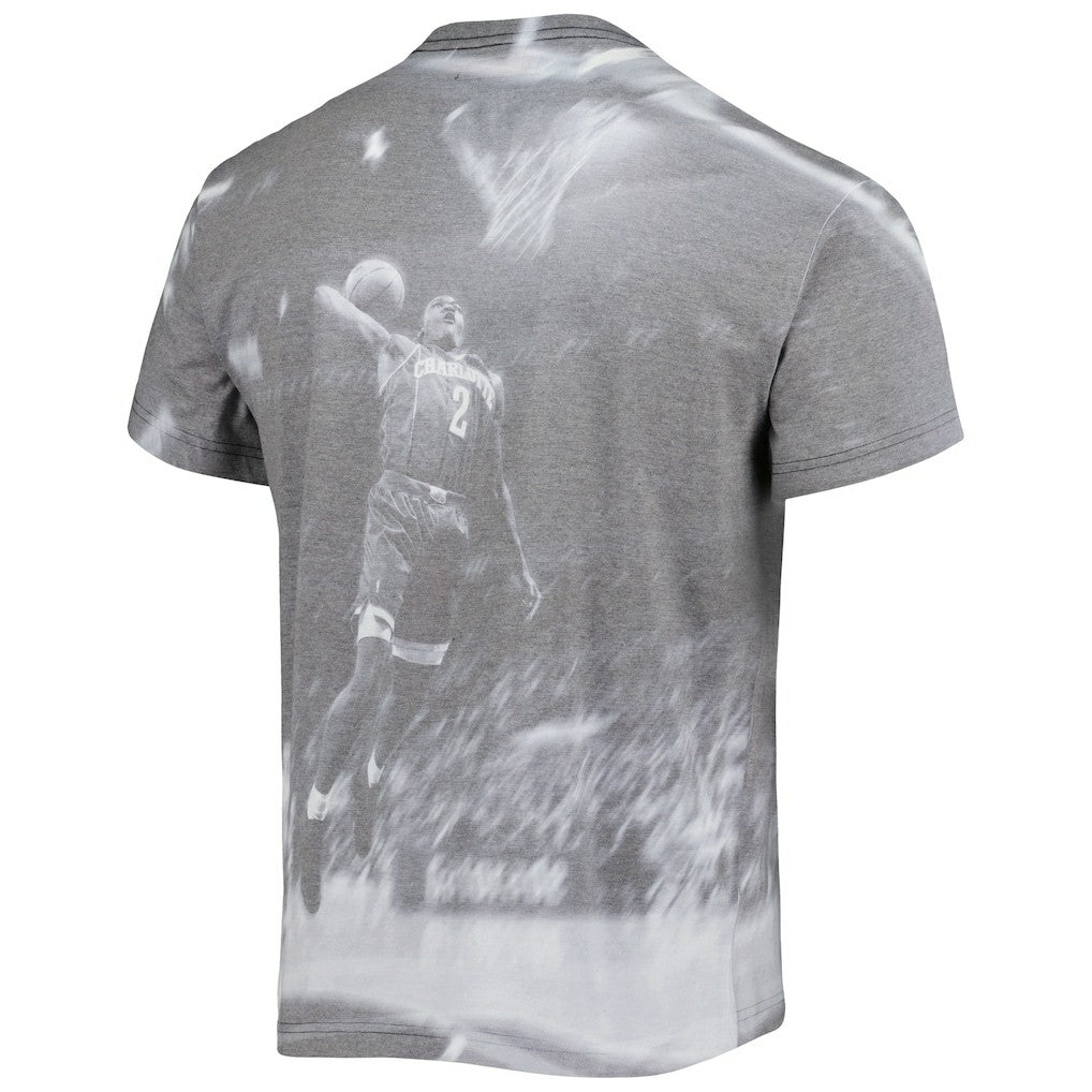 Larry Johnson Charlotte Hornets Above The Rim T-Shirt Heather Gray