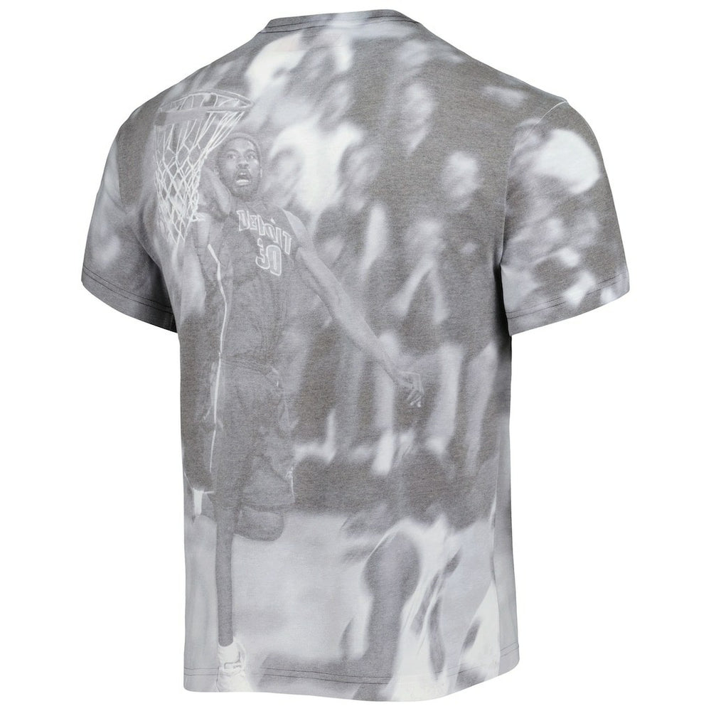 Rasheed Wallace Detroit Pistons Above The Rim T-Shirt Heather Gray