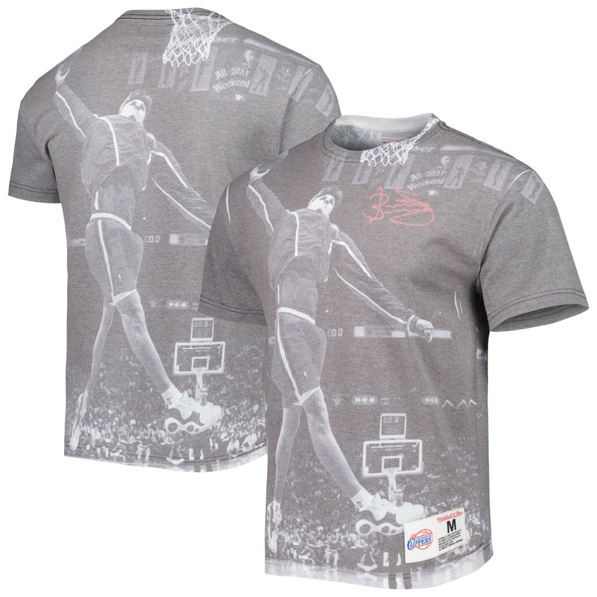 Brent Barry LA Clippers Above The Rim T-Shirt Heather Gray