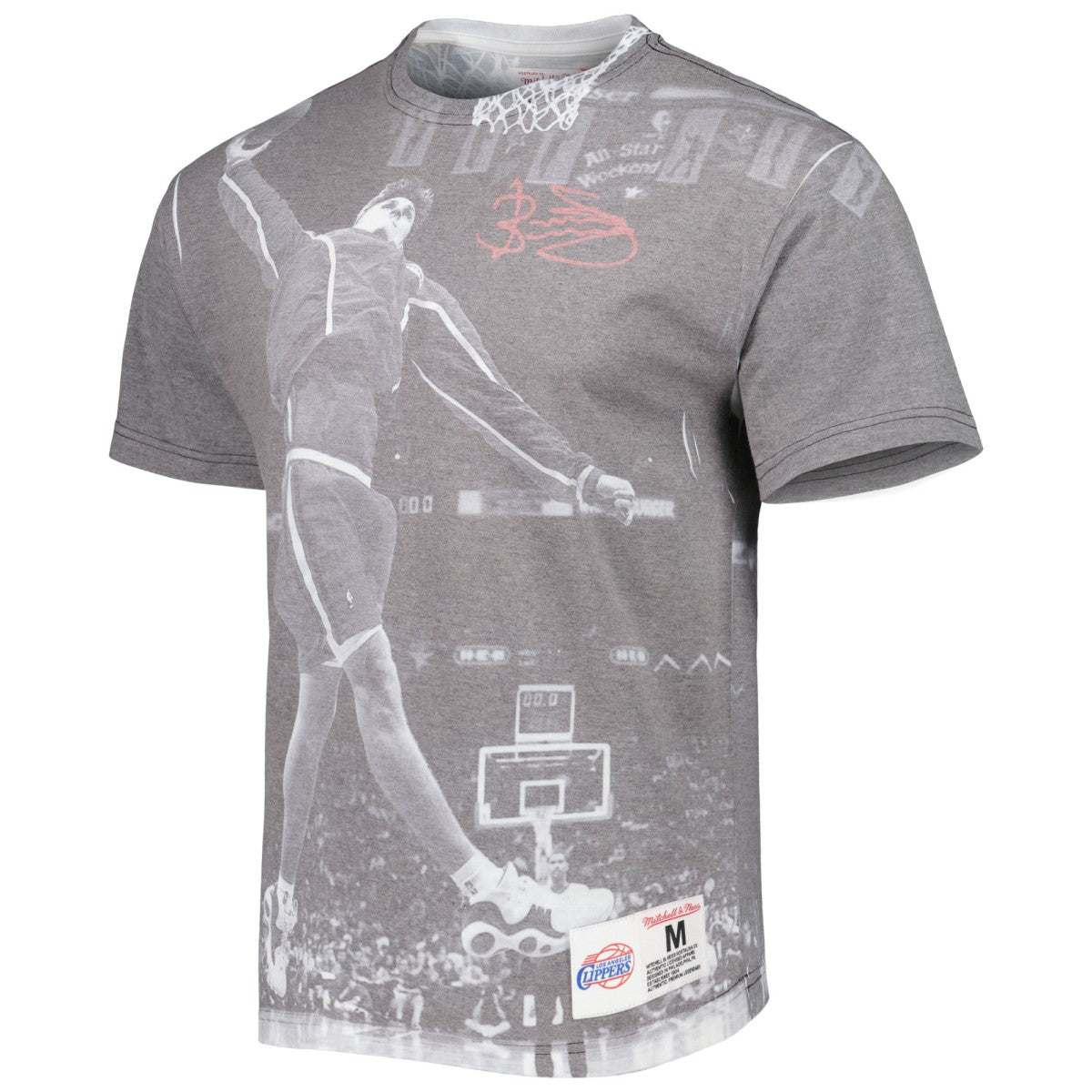 Brent Barry LA Clippers Above The Rim T-Shirt Heather Gray