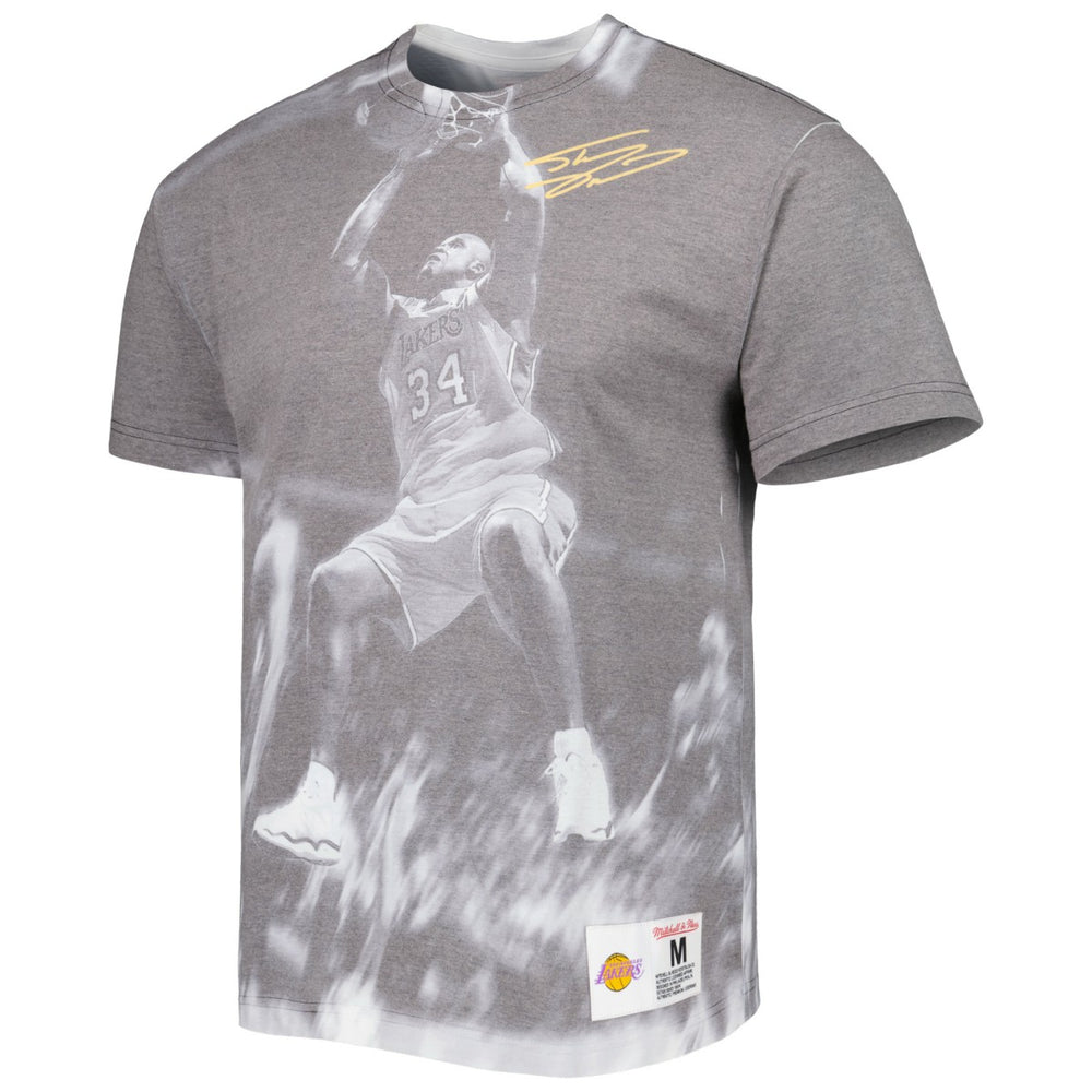 Shaquille O'Neal Los Angeles Lakers Above The Rim T-Shirt Heather Gray