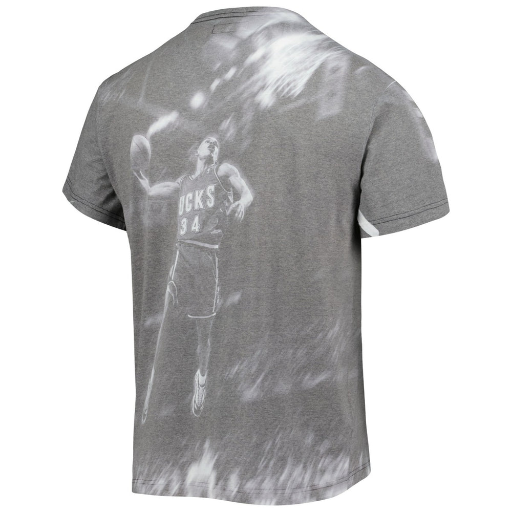 Ray Allen Milwaukee Bucks Above The Rim T-Shirt Gray