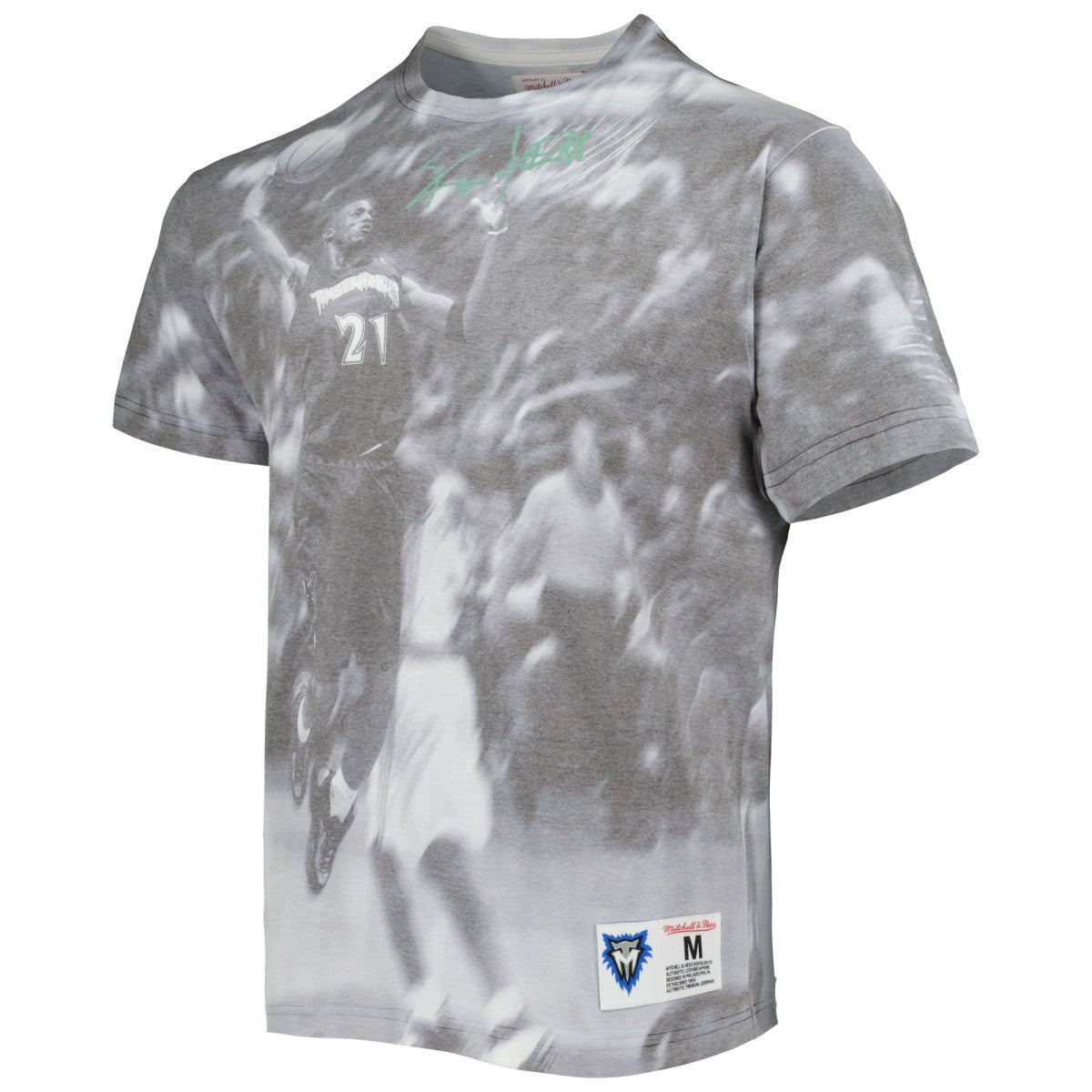 Kevin Garnett Minnesota Timberwolves Above The Rim T-Shirt Heather Gray