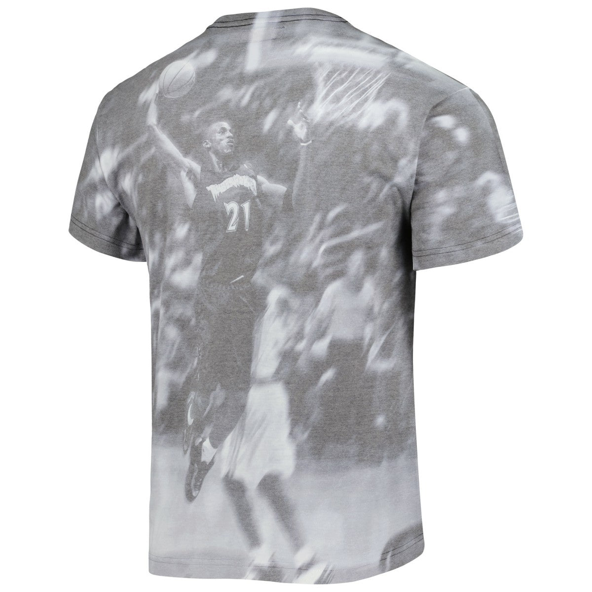 Kevin Garnett Minnesota Timberwolves Above The Rim T-Shirt Heather Gray
