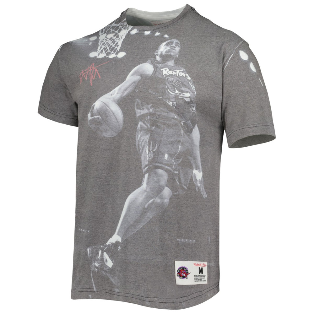 Vince Carter Toronto Raptors Above The Rim T-Shirt Heather Gray