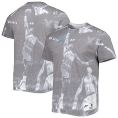 Karl Malone Utah Jazz Above The Rim T-Shirt Heather Gray