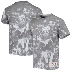 Dominique Wilkins Atlanta Hawks Above The Rim T-Shirt Heather Gray