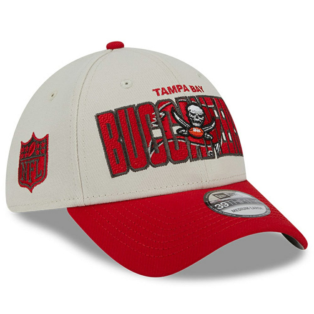 Tampa Bay Buccaneers New Era 2023 NFL Draft 39THIRTY Flex Hat Stone/Red