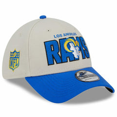 Los Angeles Rams New Era 2023 NFL Draft 39THIRTY Flex Hat Stone/Royal