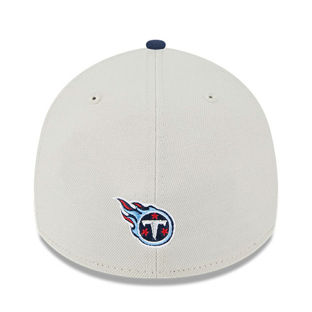 Tennessee Titans New Era 2023 NFL Draft 39THIRTY Flex Hat Stone/Navy