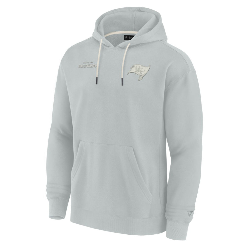 Tampa Bay Buccaneers Unisex Elements Super Soft Fleece Pullover Hoodie Gray