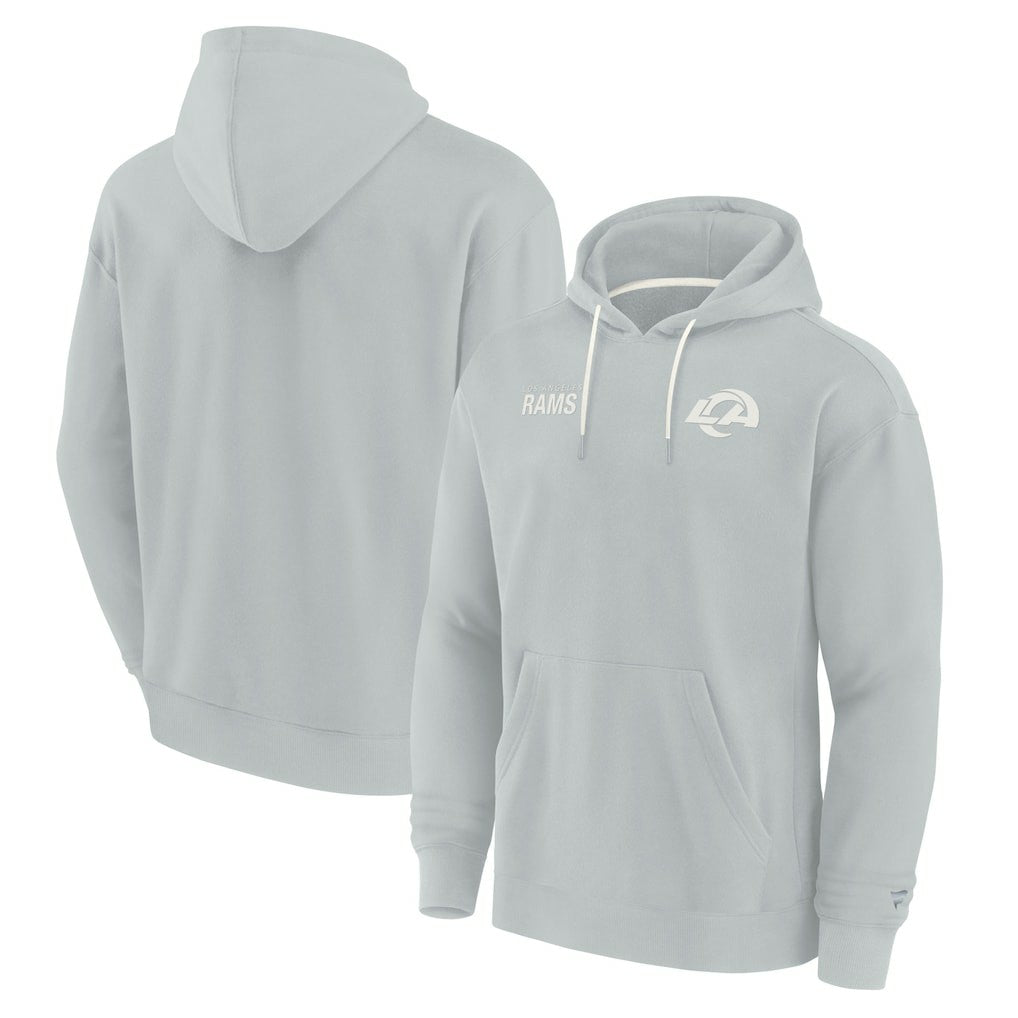 Los Angeles Rams Unisex Elements Super Soft Fleece Pullover Hoodie Gray