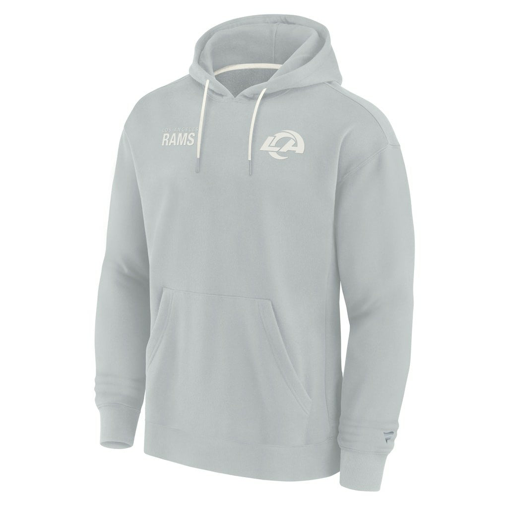 Los Angeles Rams Unisex Elements Super Soft Fleece Pullover Hoodie Gray
