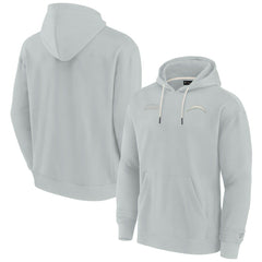Los Angeles Chargers Unisex Elements Super Soft Fleece Pullover Hoodie Gray