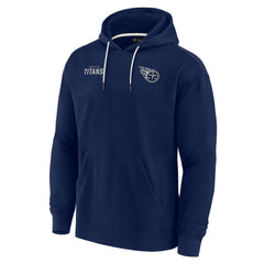 Tennessee Titans Unisex Elements Super Soft Fleece Pullover Hoodie Navy