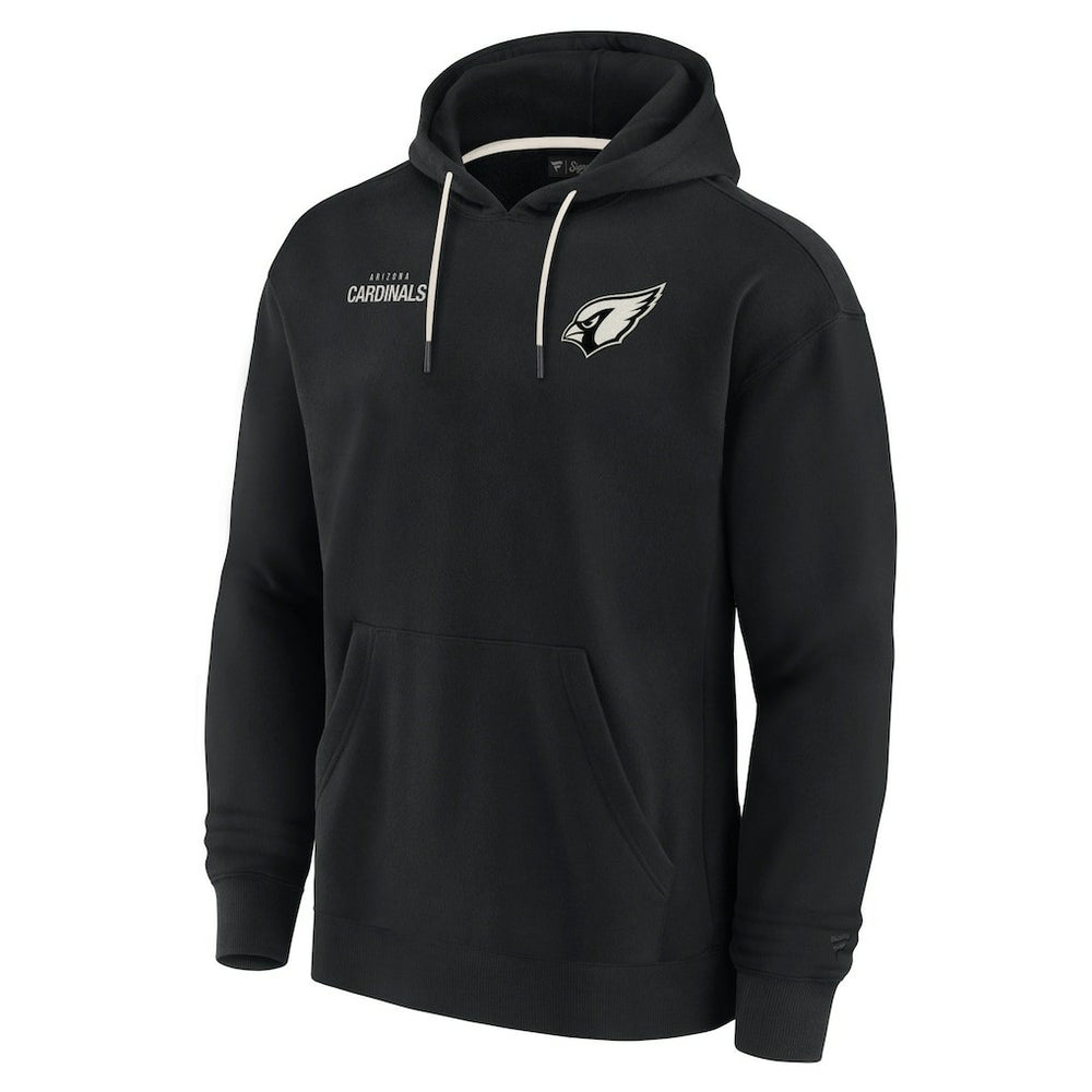 Arizona Cardinals Unisex Elements Super Soft Fleece Pullover Hoodie Black