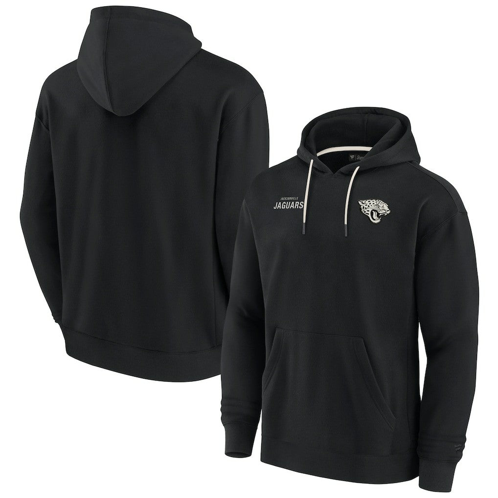 Jacksonville Jaguars Unisex Elements Super Soft Fleece Pullover Hoodie Black