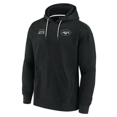 New York Jets Unisex Elements Super Soft Fleece Pullover Hoodie Black